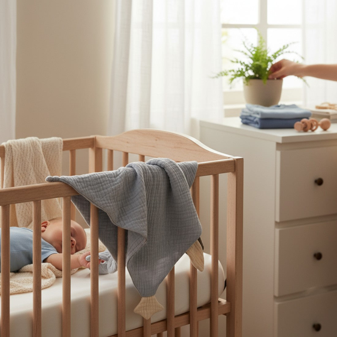 Doudou oie pour bébé
