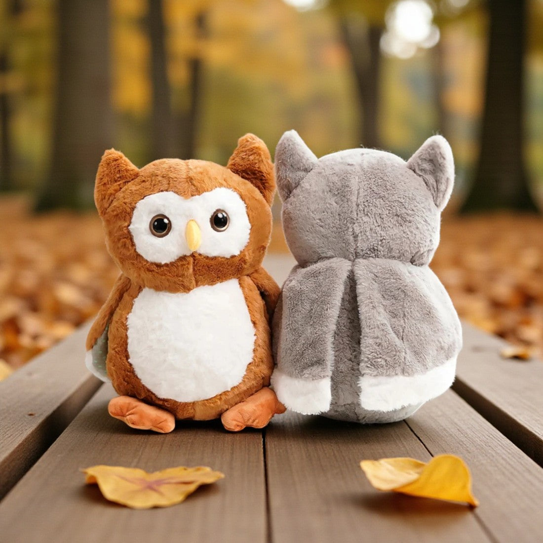 Peluche chouette douce réaliste