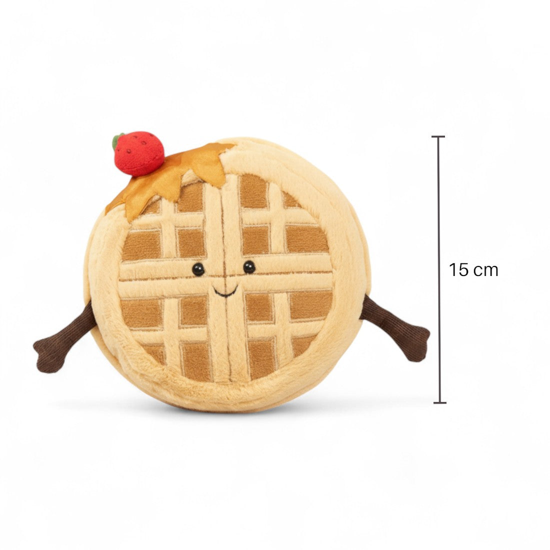 Peluche petit dej' gaufre gourmande kawaii