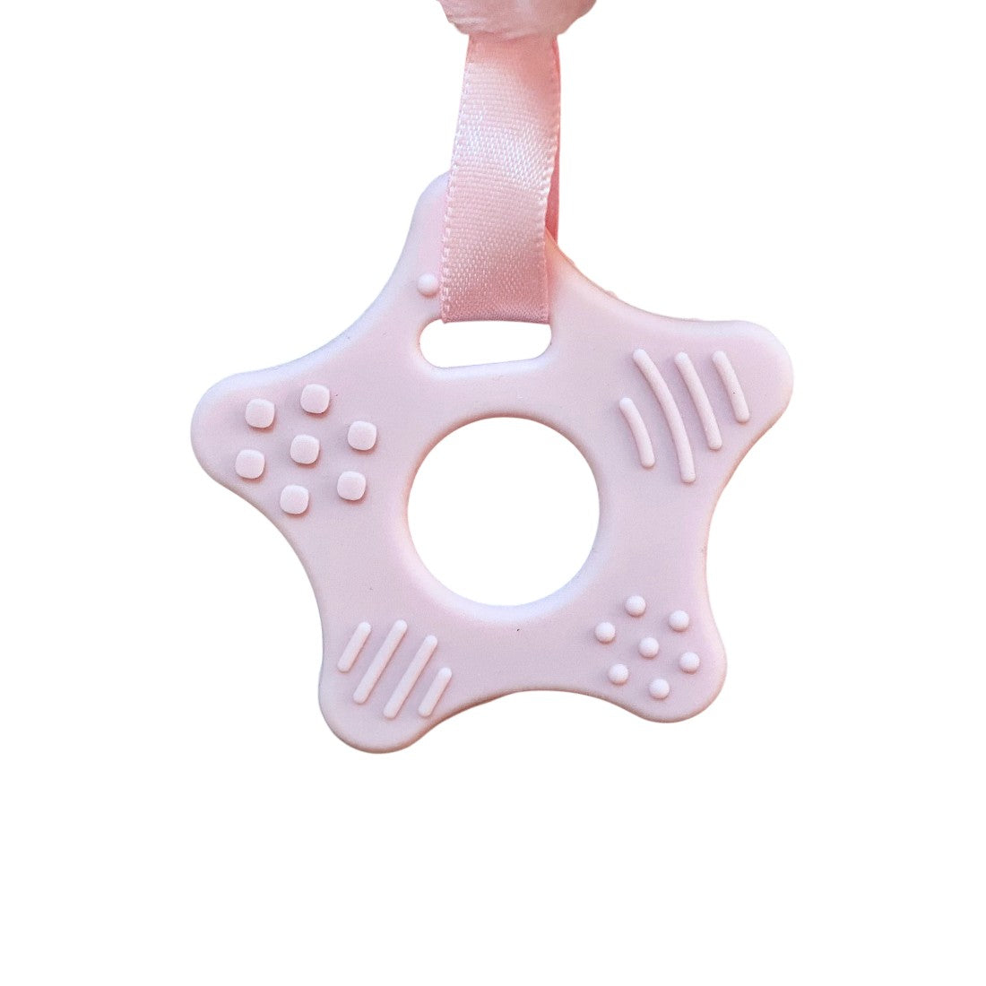 Doudou carré tête peluche souris rose pastel