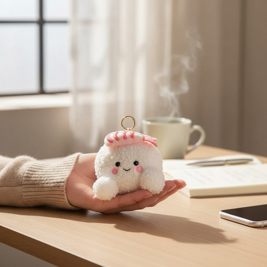 Porte-clés peluche sushi kawaii