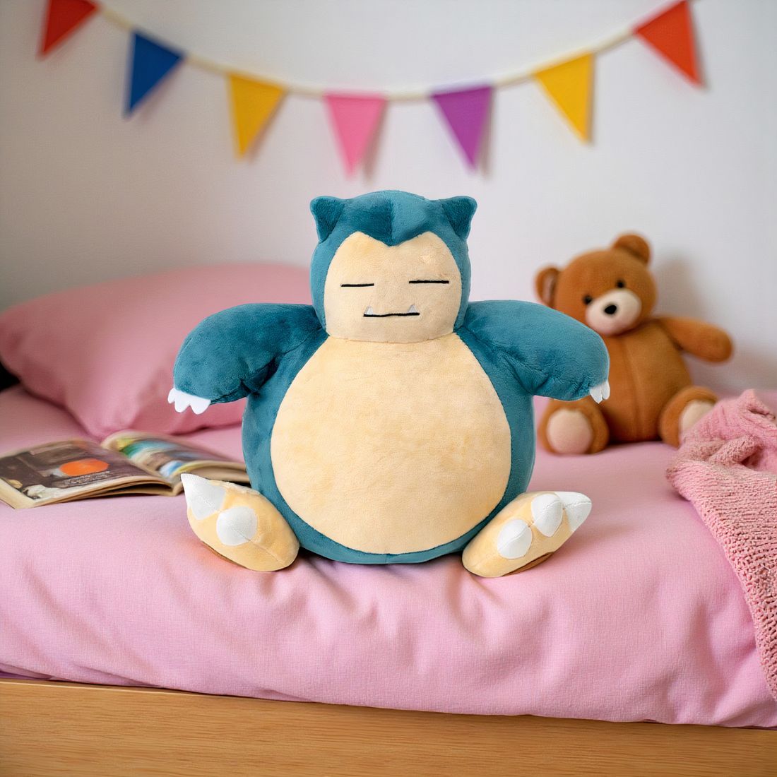 Peluche Pokémon – Ronflex tout rond et moelleux