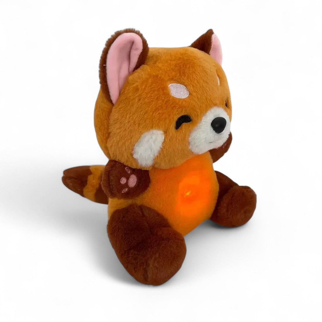 Peluche veilleuse respirante panda roux