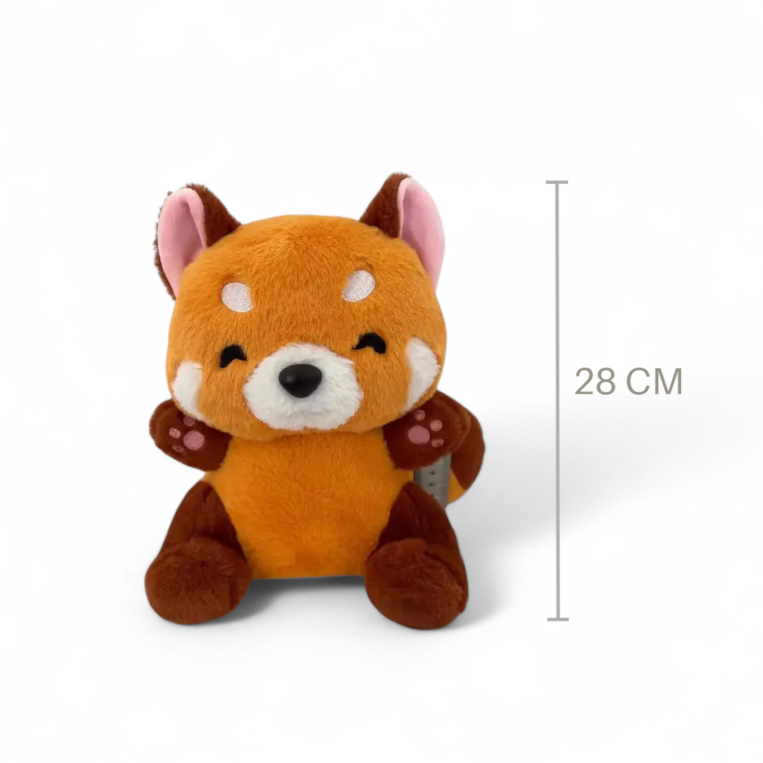 Peluche veilleuse respirante panda roux