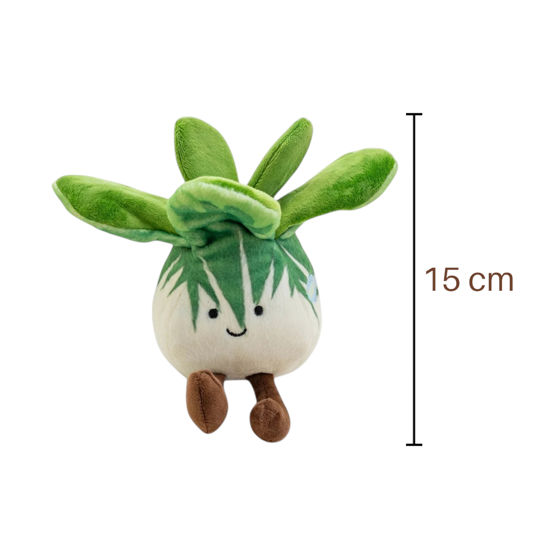 Peluche légume kawaii bok choy rigolo