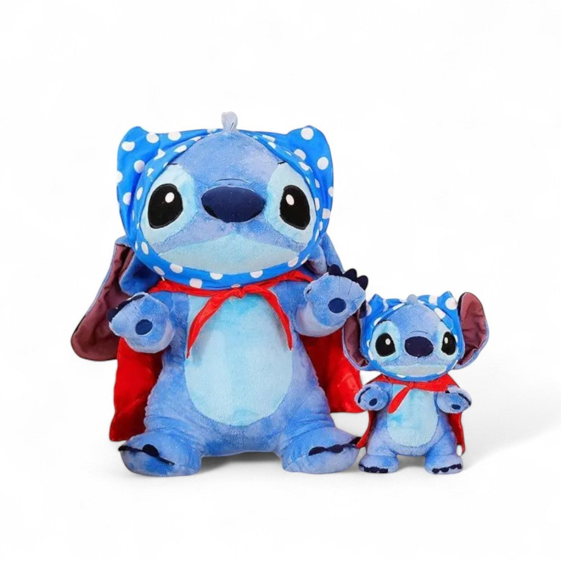 Peluche Stitch déguisement super-héros