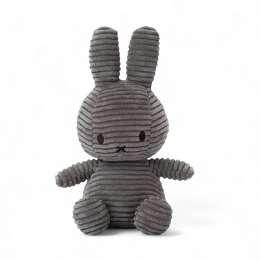 Lapin en peluche côtelée moelleuse