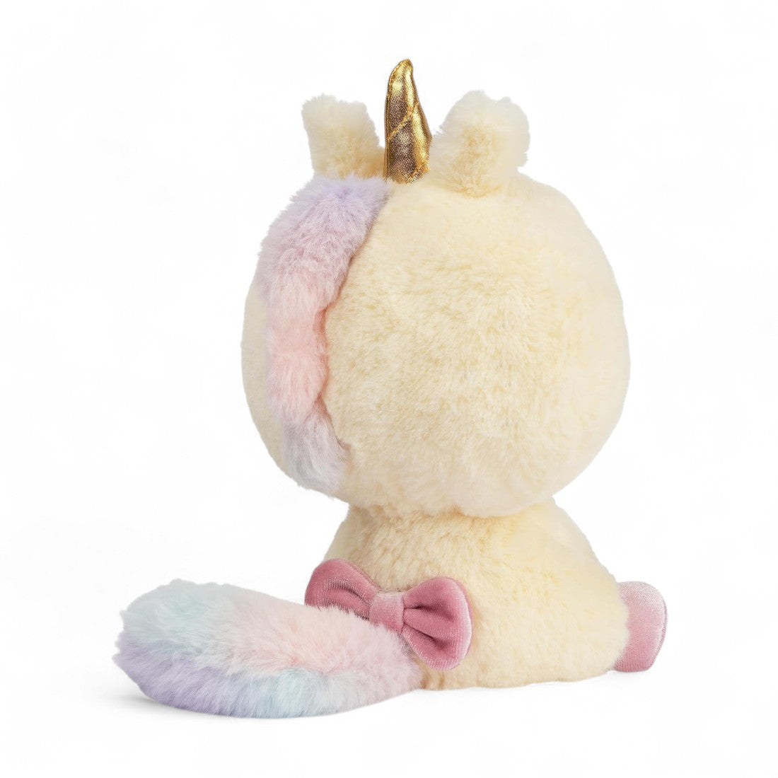 Peluche Hello Kitty déguisée en licorne arc-en-ciel
