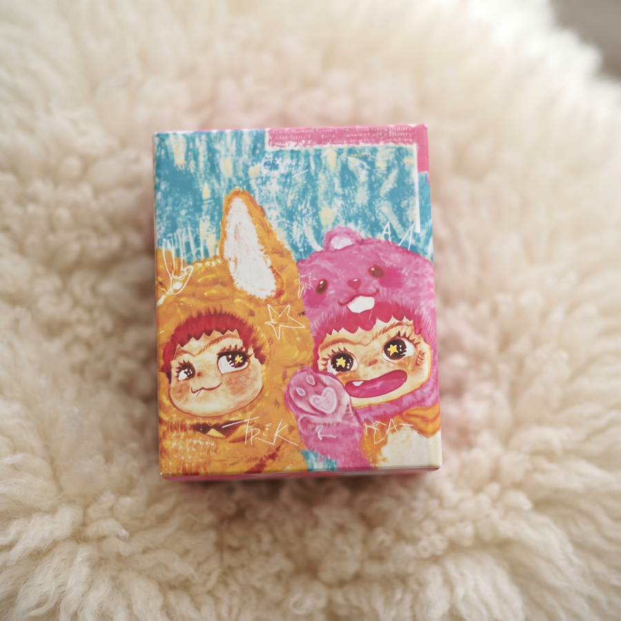 Blind Box Peluche Wakuku Fox & Bunny - Détail matière