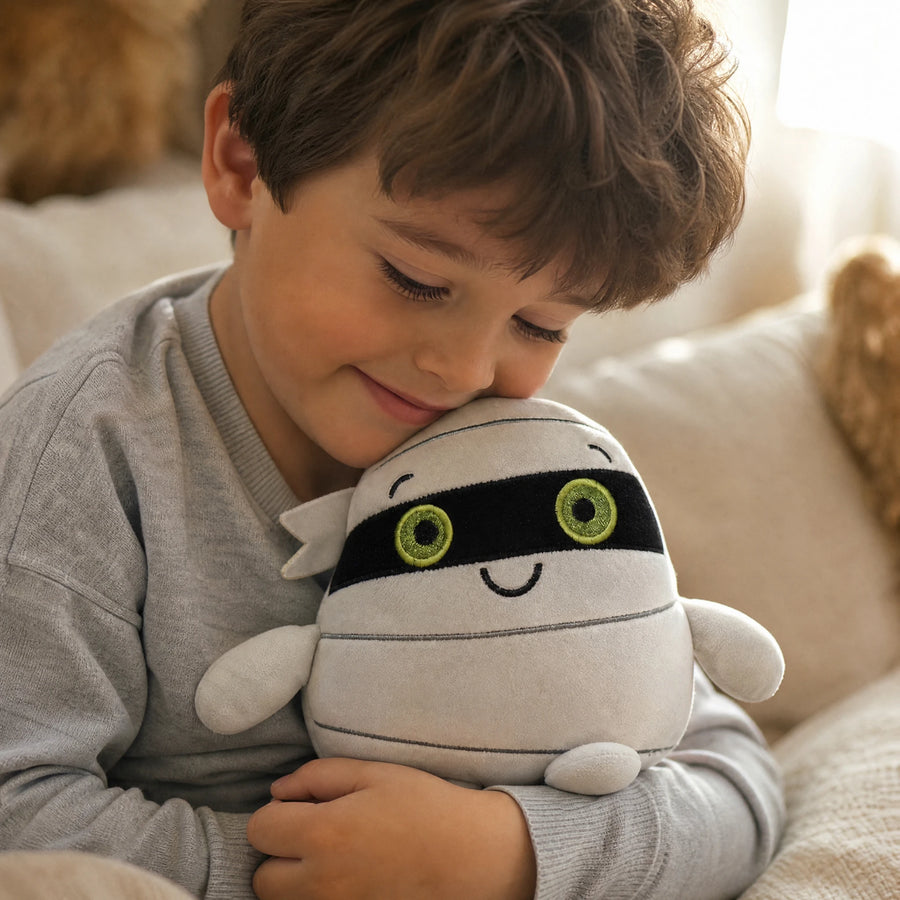 Les peluches rondes d'halloween : Momie - Utilisation cosy intérieur