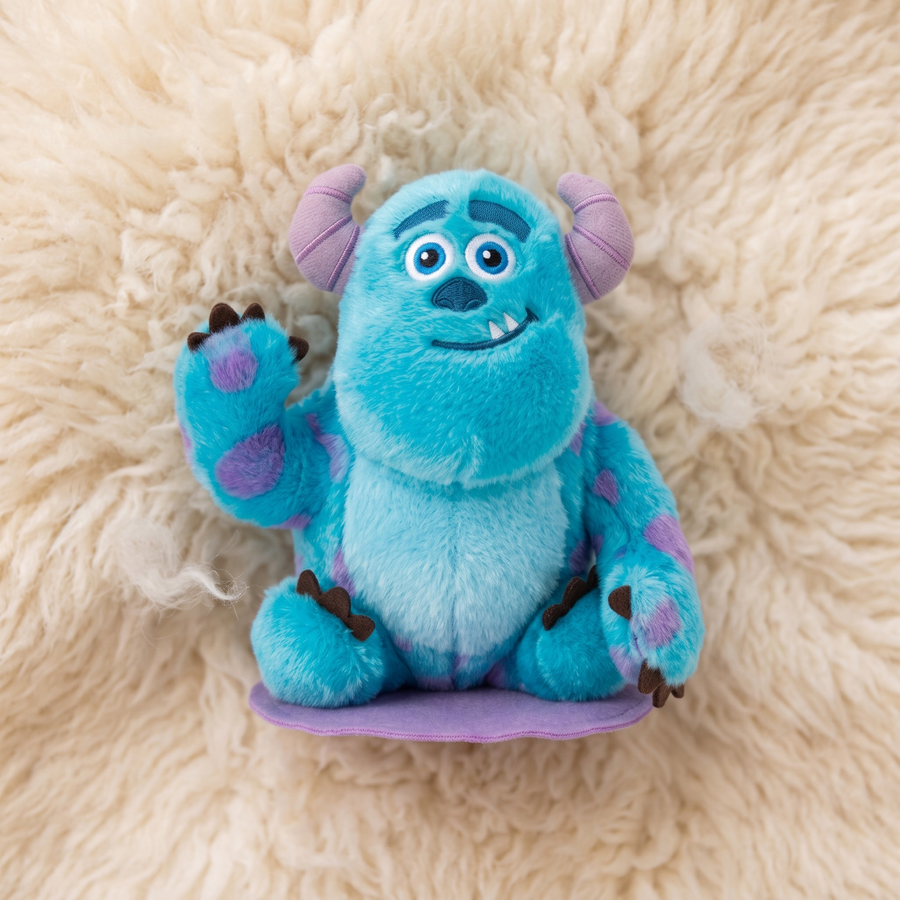 Peluche Aimantée Épaule Sully Monstres & Cie - Détail matière