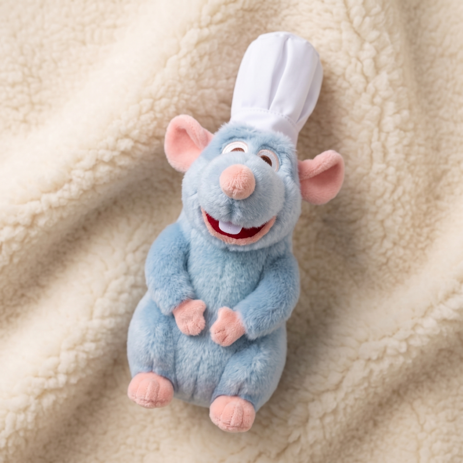 Peluche Aimantée Rémy Ratatouille - Détail matière