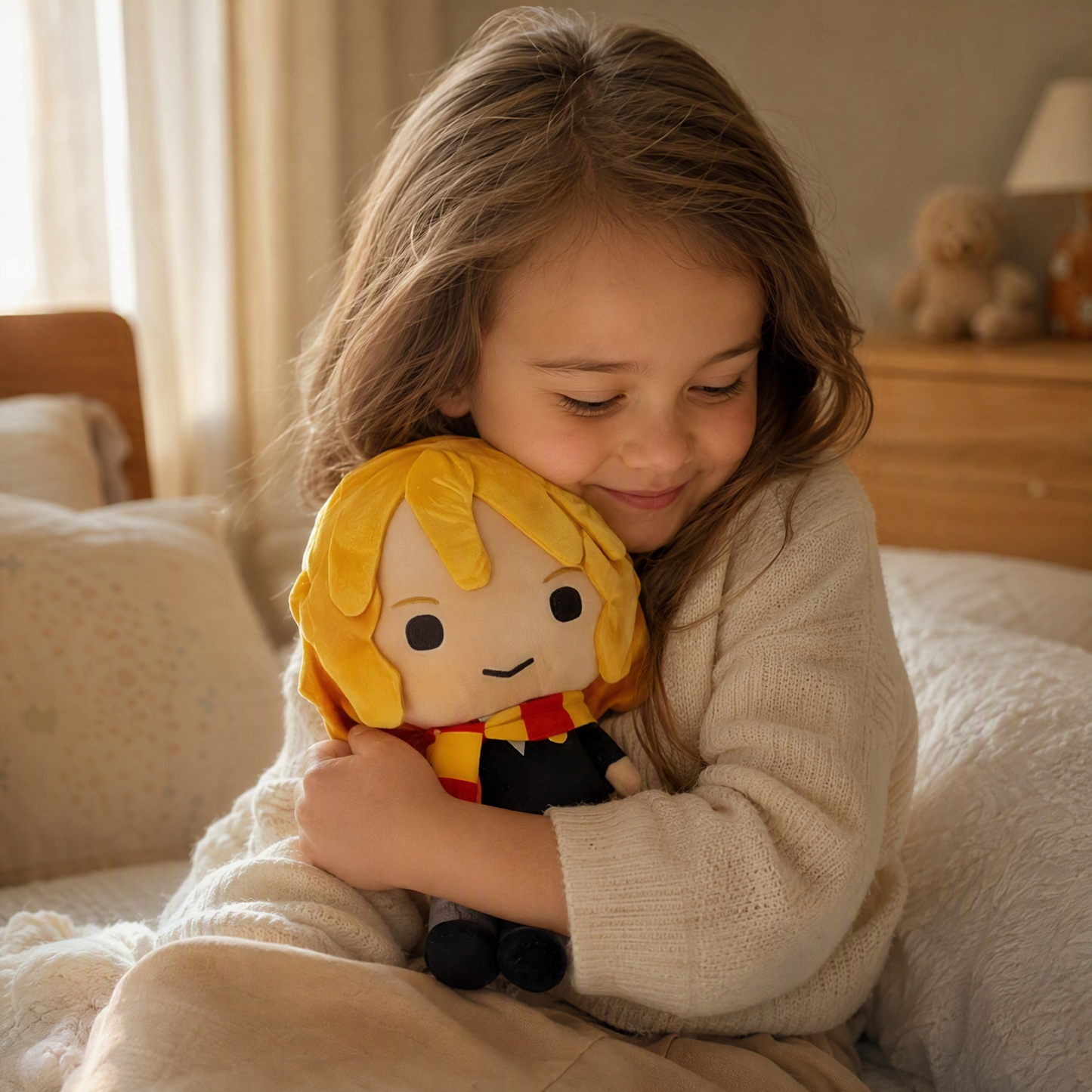 Peluche Hermione Harry Potter 30cm - Utilisation cosy intérieur