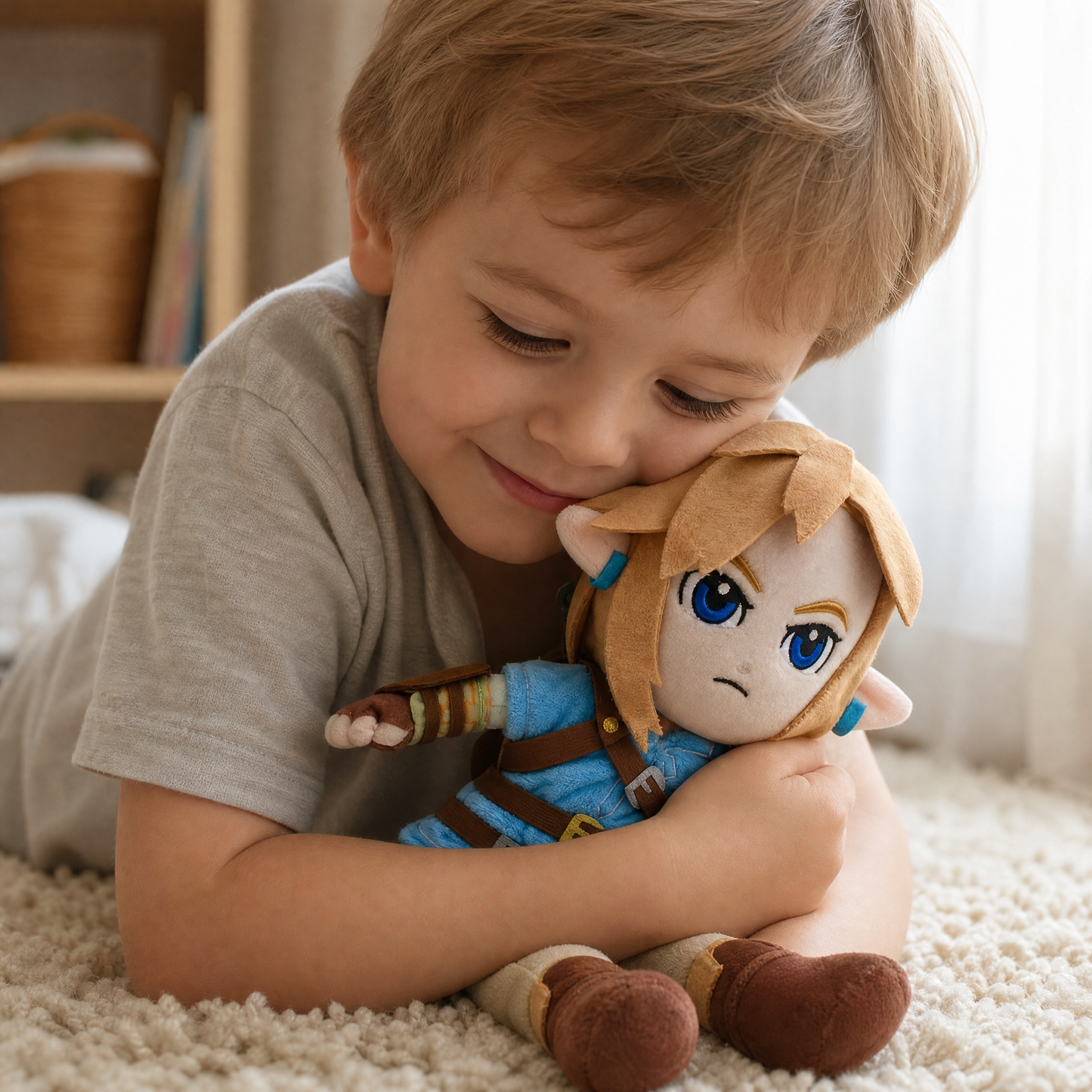 Peluche Link Zelda Breath of the Wild - Utilisation cosy intérieur