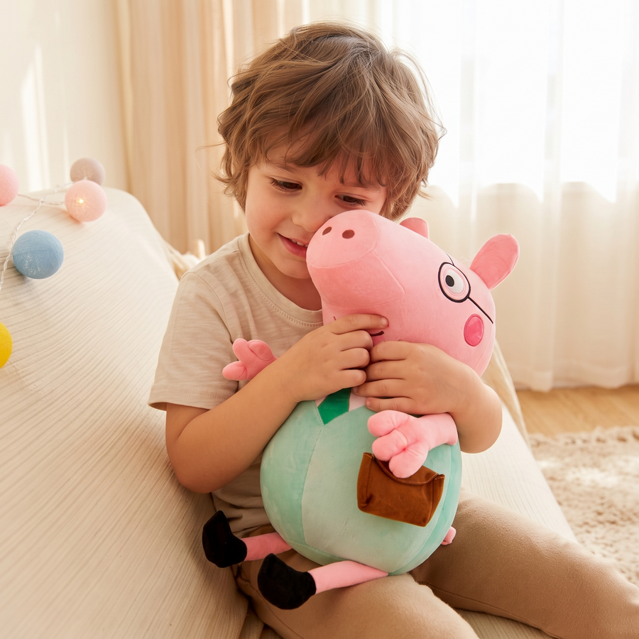 Peluche Papa Pig Peppa Pig 25 cm - Utilisation cosy intérieur