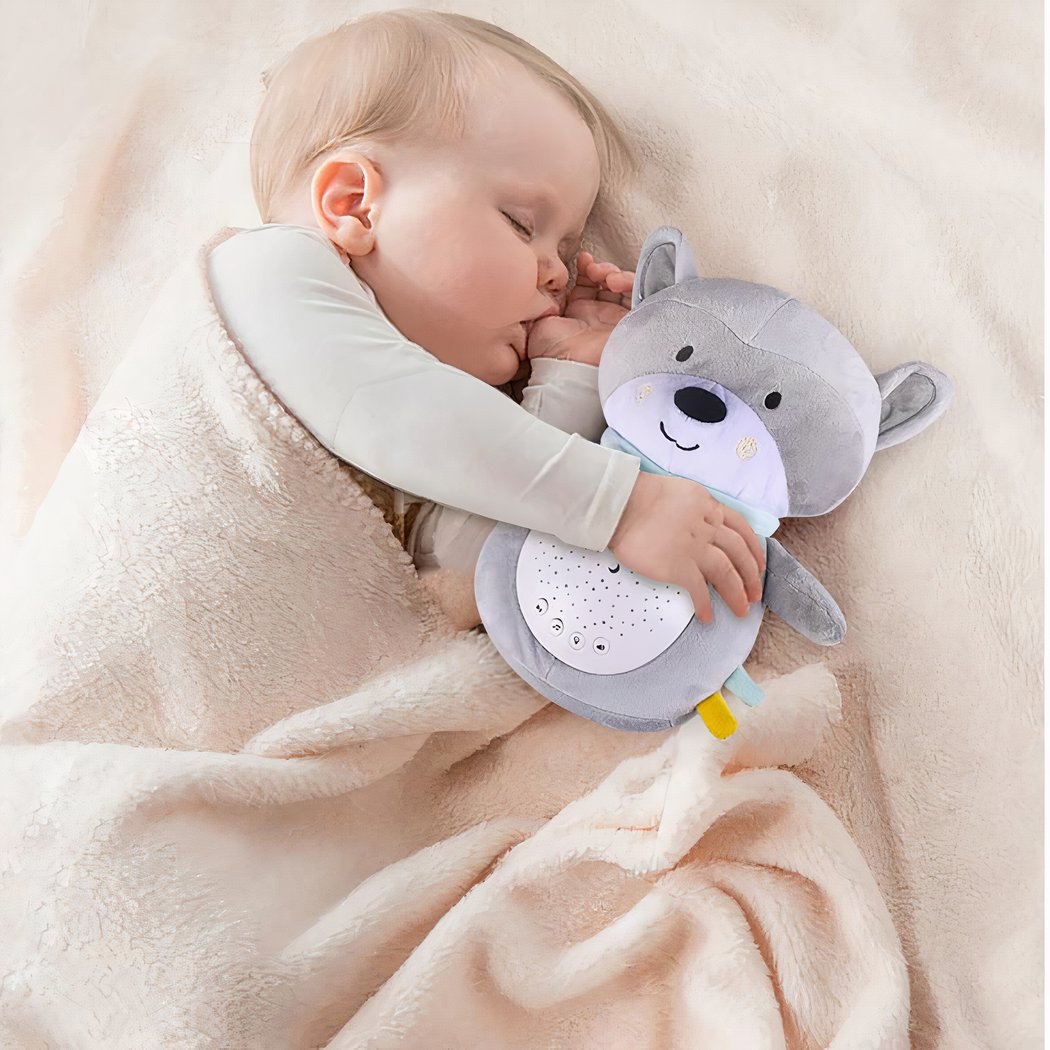 Peluche paresseux doux à bruit blanc