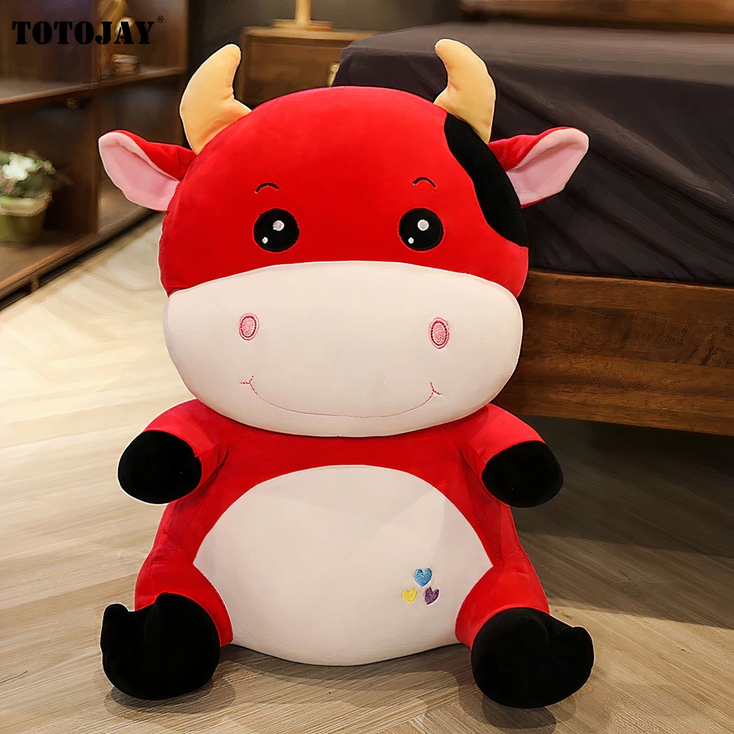 Peluche Vache Mignonne en Coton Doux