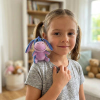 Peluche Bourriquet aimantée épaule