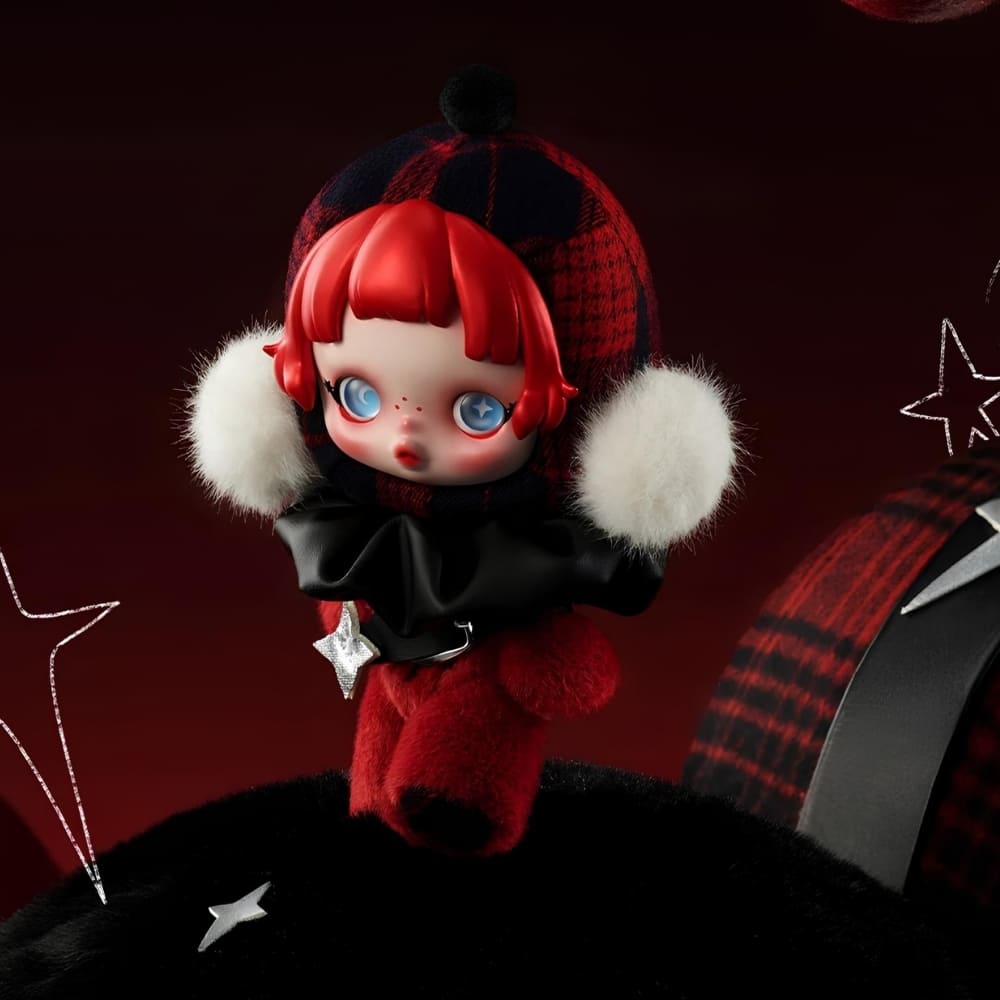 Blind box peluche style Skullpanda Winter Symphony