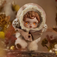 Blind box peluche style Skullpanda thème floral