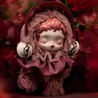 Blind box peluche style Skullpanda thème floral