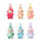 Blind box peluche type Labubu arc-en-ciel (non officiel)