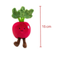 Peluche légume kawaii betterave pétillante