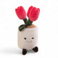 Peluche plante kawaii pot verdure