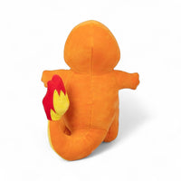 Peluche Pokémon – Salamèche flamboyant - vue de dos avec la queue