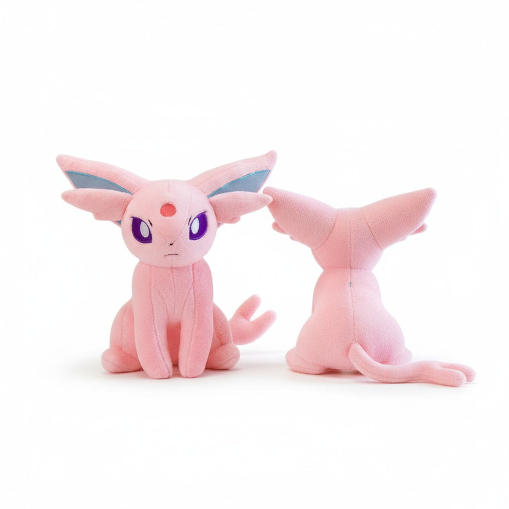 Peluche Pokémon - Mentali Rose Mystique - vues de face et de dos