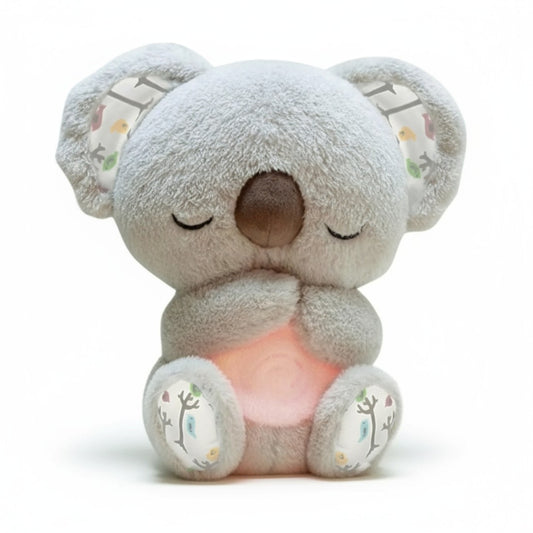 Peluche koala respirante et lumineuse pour apaiser bébé