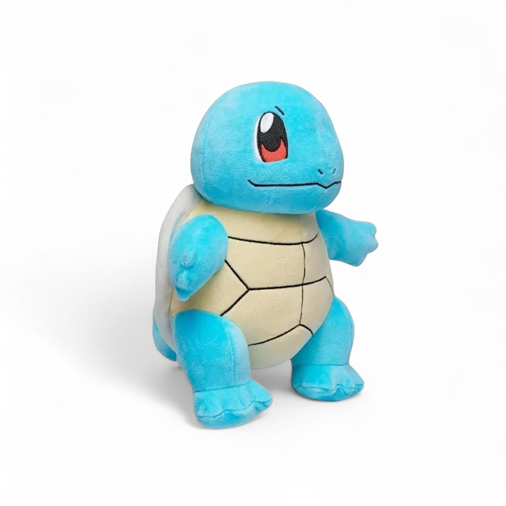Peluche pokémon - carapuce tout doux - vue de côté sur fond blanc