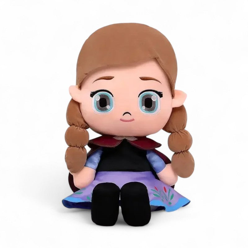 Peluche Reine des Neiges Anna poupée douce