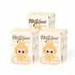Blind box peluche type Labubu assis (non officiel)