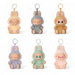 Blind box peluche type Labubu assis (non officiel)