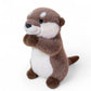 Loutre en peluche attendrissante