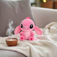Peluche Angel rose tendre
