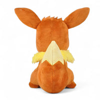 Peluche Pokémon - Évoli adorable - vue de dos sur fond blanc