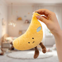 Peluche fruit kawaii banane joviale