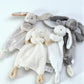 Peluche doudou lapin blanc tout doux pour bébé
