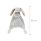 Peluche doudou lapin blanc tout doux pour bébé