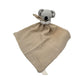 Peluche doudou plat tête koala pour bébé
