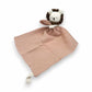 Peluche doudou plat tête lion pour bébé