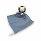 Peluche doudou plat tête lion pour bébé