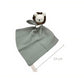 Peluche doudou plat tête lion pour bébé