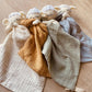 Peluche doudou plat tête mouton pour bébé