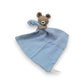 Peluche doudou plat tête ourson pour bébé