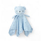 Peluche doudou plat tête ourson pour bébé