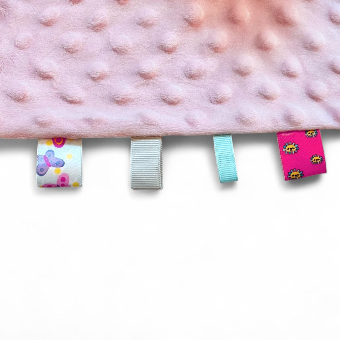 Doudou carré peluche douce licorne pour bébé