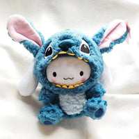 Peluche Cinnamoroll déguisé en Stitch